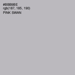 #BBB9BE - Pink Swan Color Image